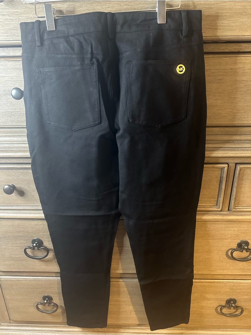 MICHAEL Michael Kors Black Pants with Gold Button - Picture 3 of 4
